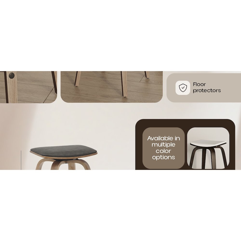Wooden Counter Stool in Brown. Picture 18
