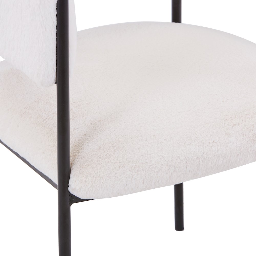 Elias Collection Modern Dining Chair in Dark Grey - Set of 4. Picture 1
