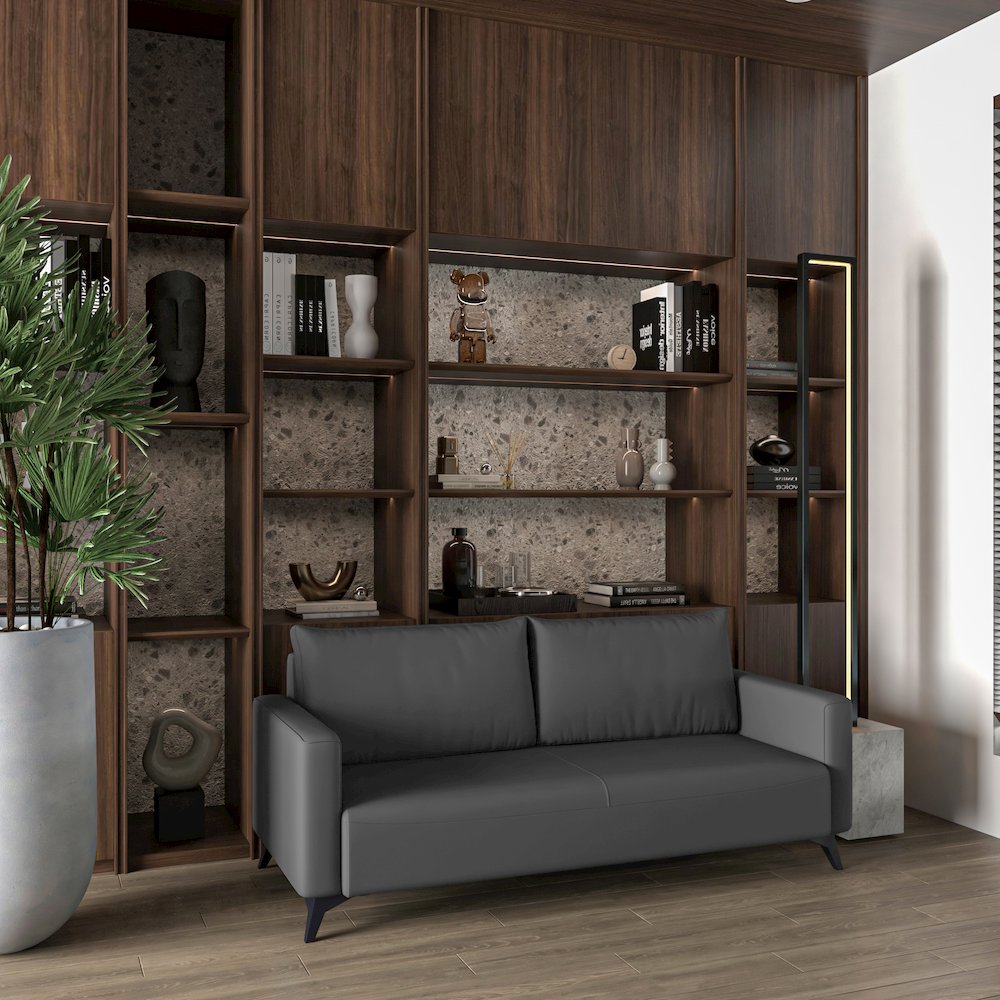 Inno Collection Three Seater Sofa In Grey. Picture 3
