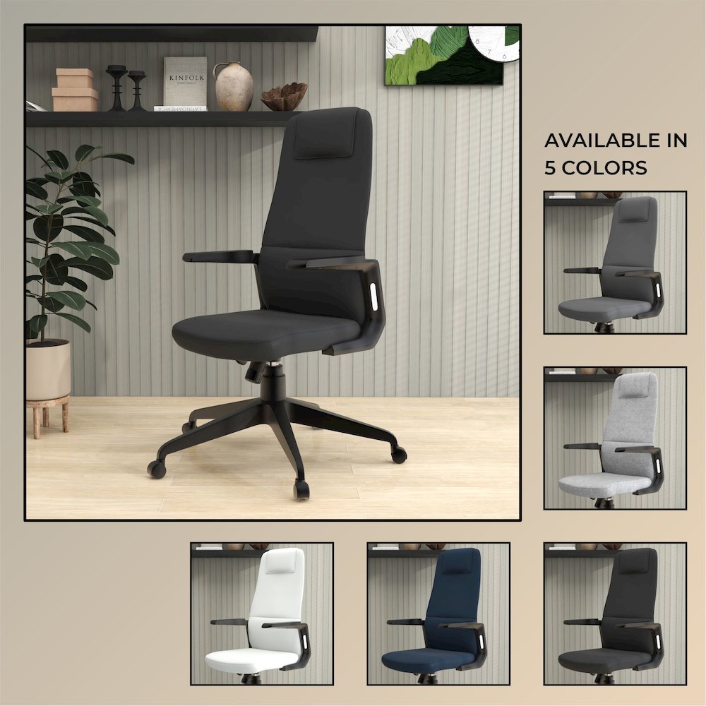 Nexa Collection Modern Office Chair In Black. Picture 6