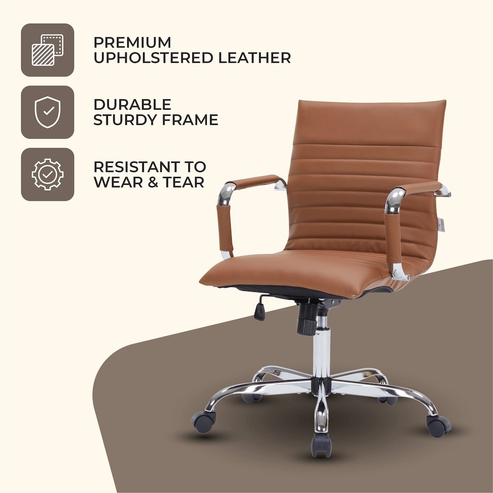 Harris Modern Adjustable Office Executive Swivel Chair Task Office Chair. Picture 38
