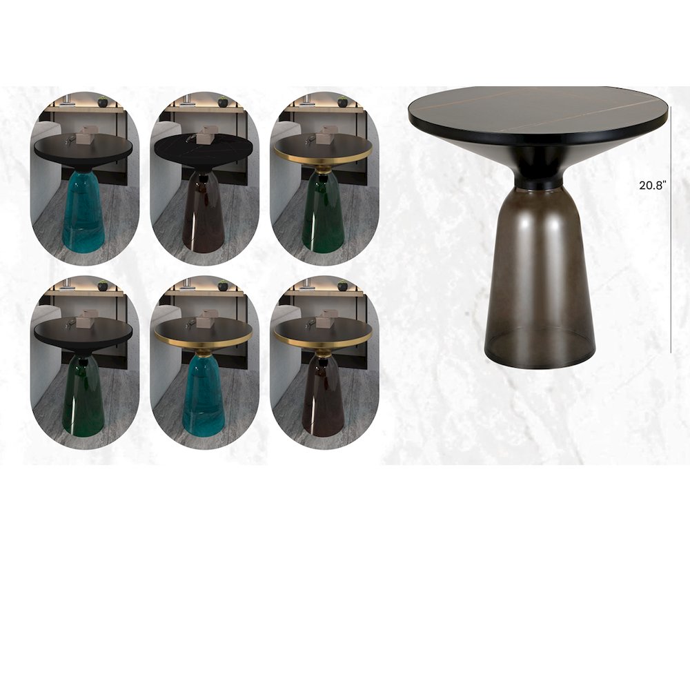 Tully Collection Glass side Table. Picture 21
