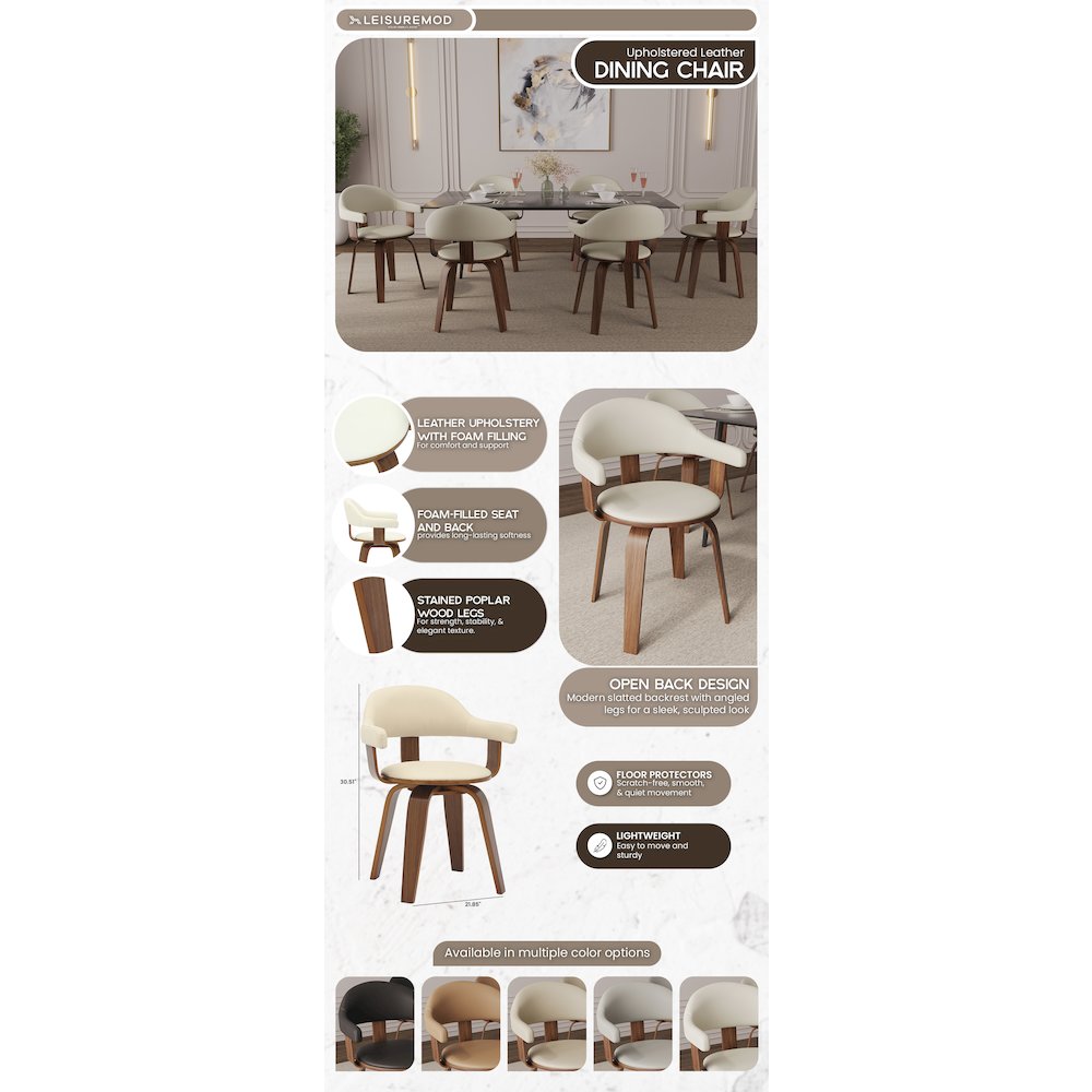 Modern Wooden Dining Chair. Picture 23