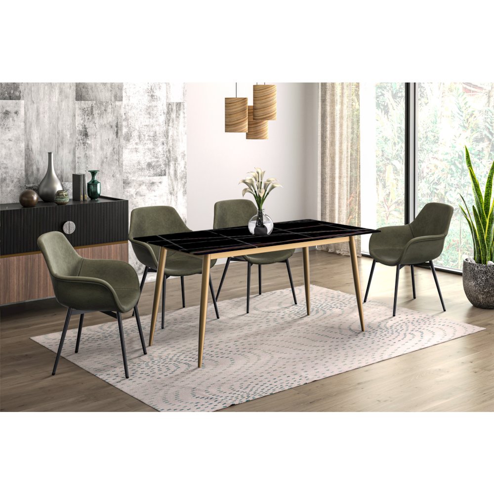 Zayle Series Modern Dining Table. Picture 64