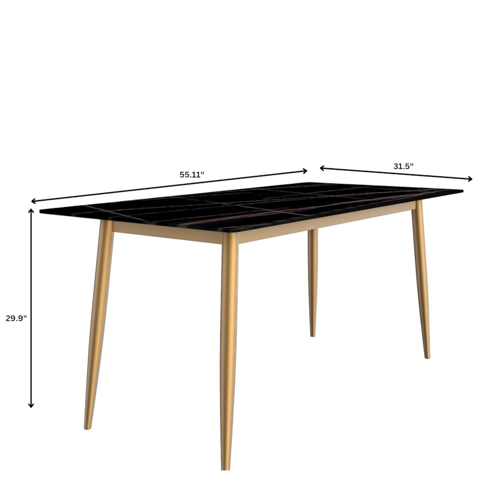 Zayle Series Modern Dining Table. Picture 63