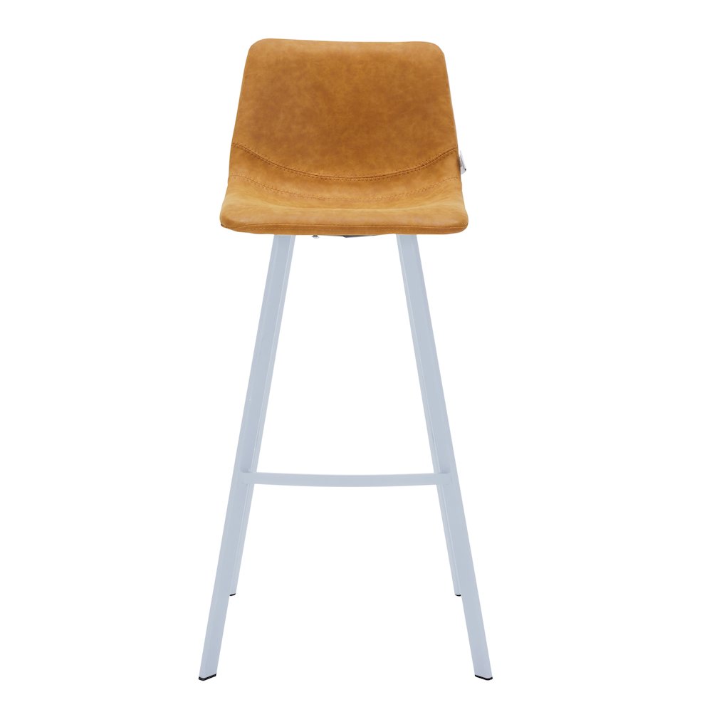 Elland - Bar stool - Light Brown - White Base. Picture 7
