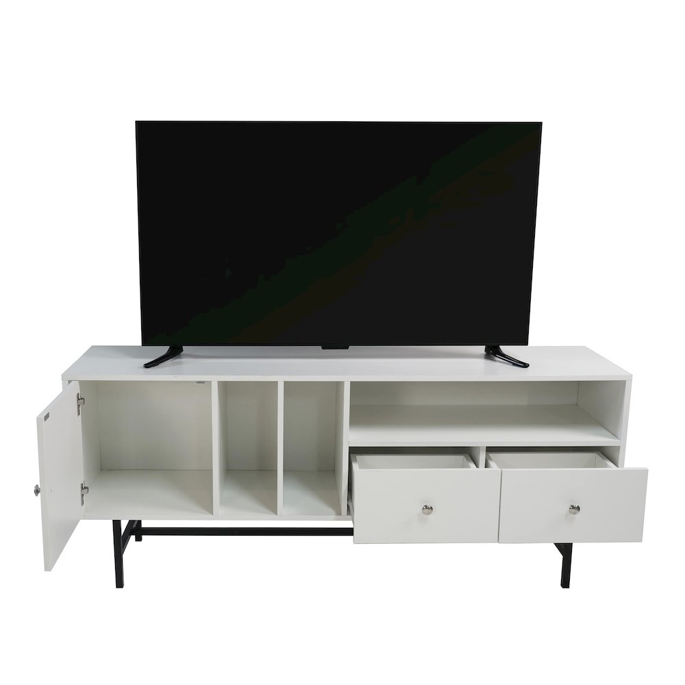 Rochester Modern Rectangular TV Stand. Picture 14