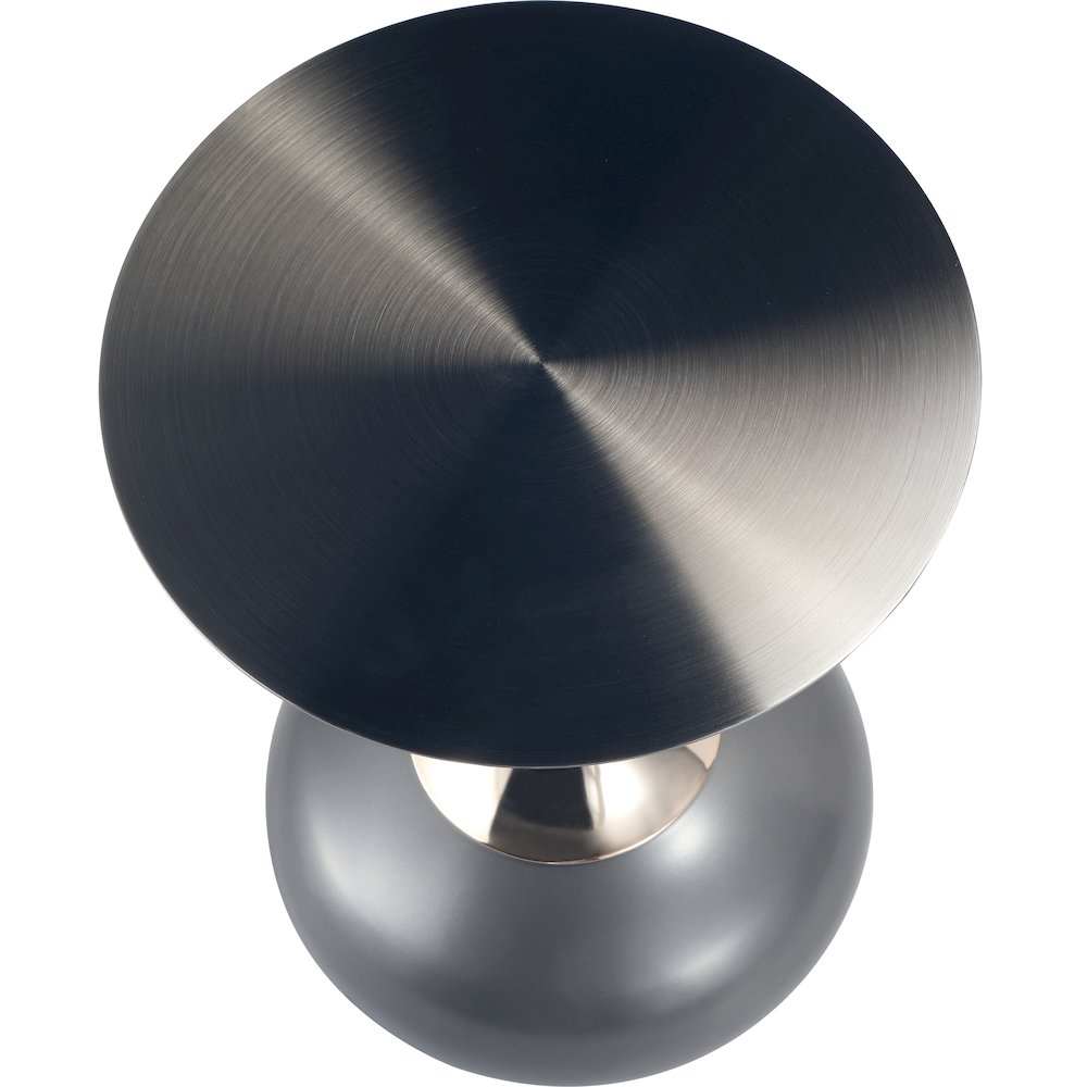 Savoy Collection Modern End Table In Grey. Picture 11