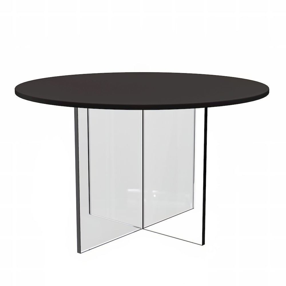 Valore Collection Acrylic Coffe Table With Black Top. Picture 1