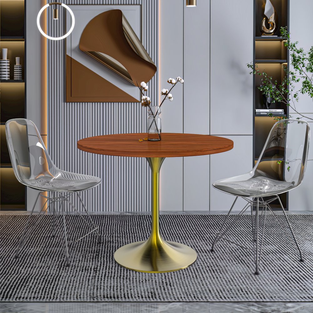 Verve Collection 36" Round Dining Table. Picture 10