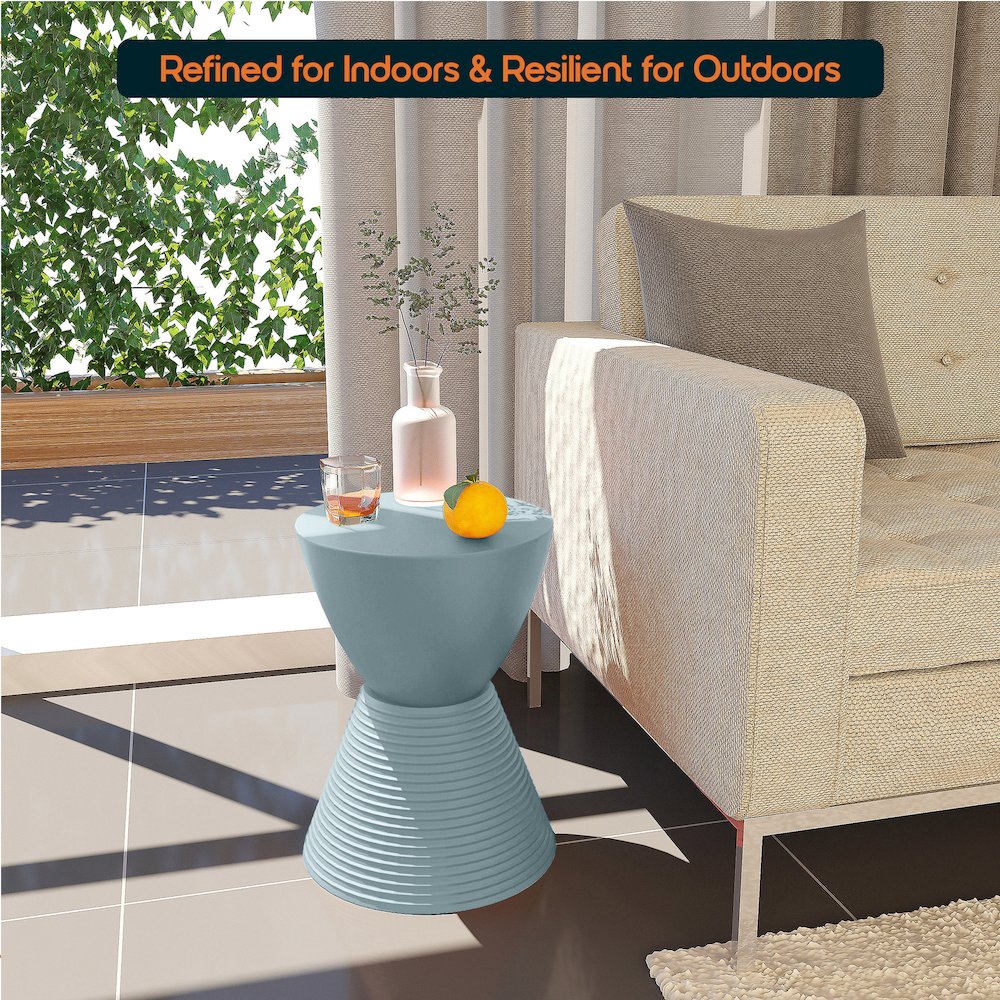 Modern Round  Boyd Side Table. Picture 13