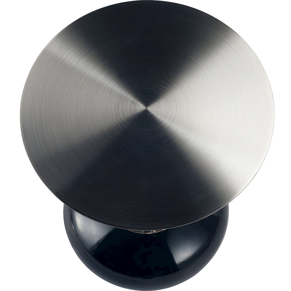 Savoy Collection Modern End Table In Shiny Black. Picture 18