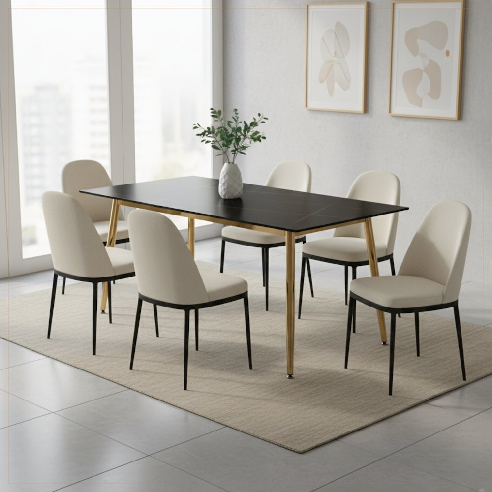 Zayle Series Modern Dining Table. Picture 12