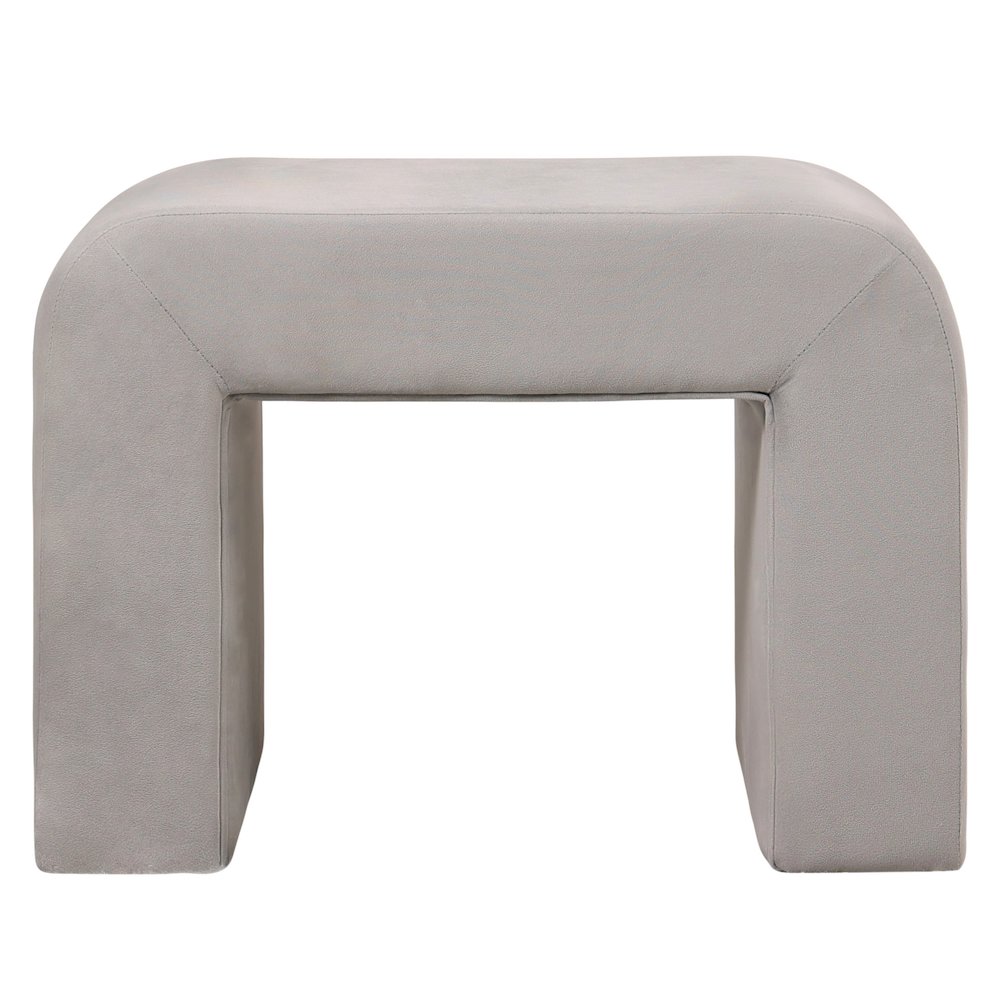 Vint 26” Bench Upholstered in Velvet Boucle. Picture 13