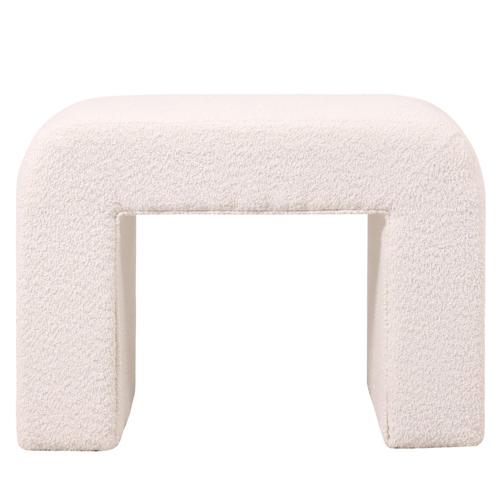 Vint 26” Bench Upholstered in Velvet Boucle. Picture 12