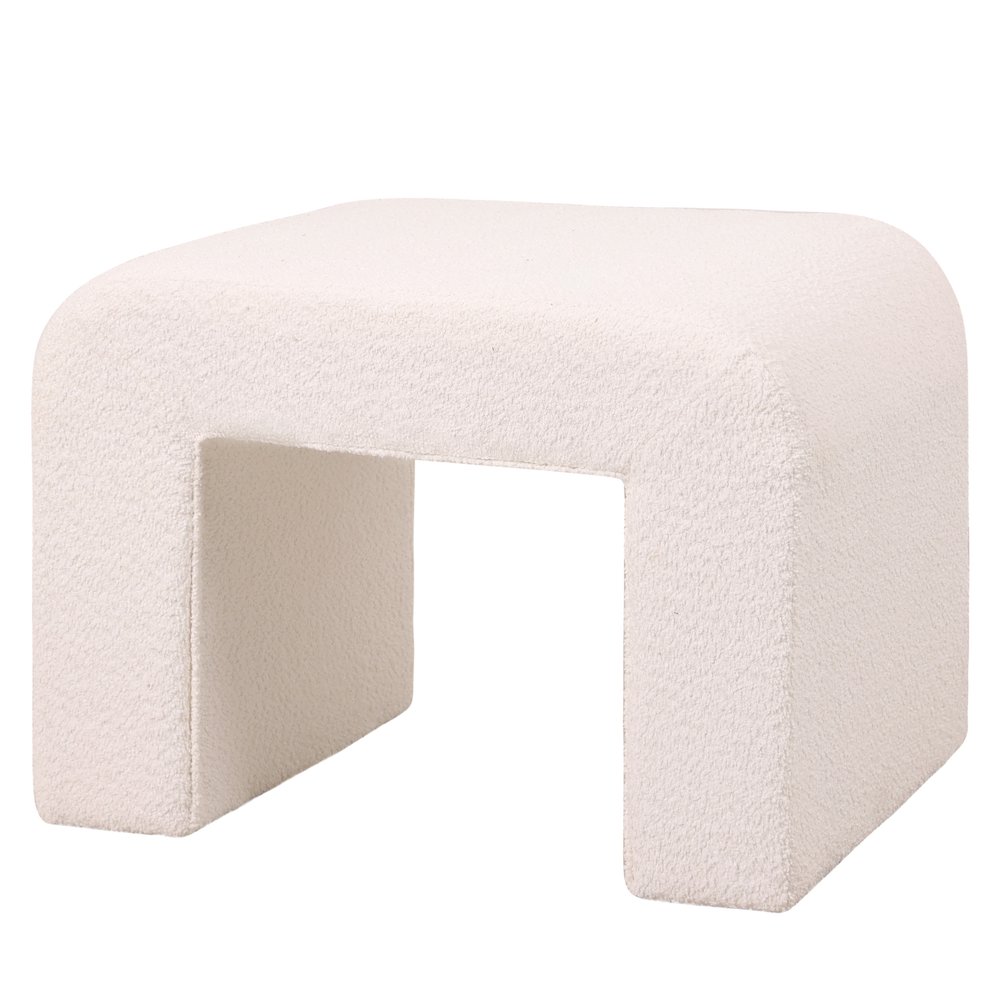 Vint 26” Bench Upholstered in Velvet Boucle. Picture 13