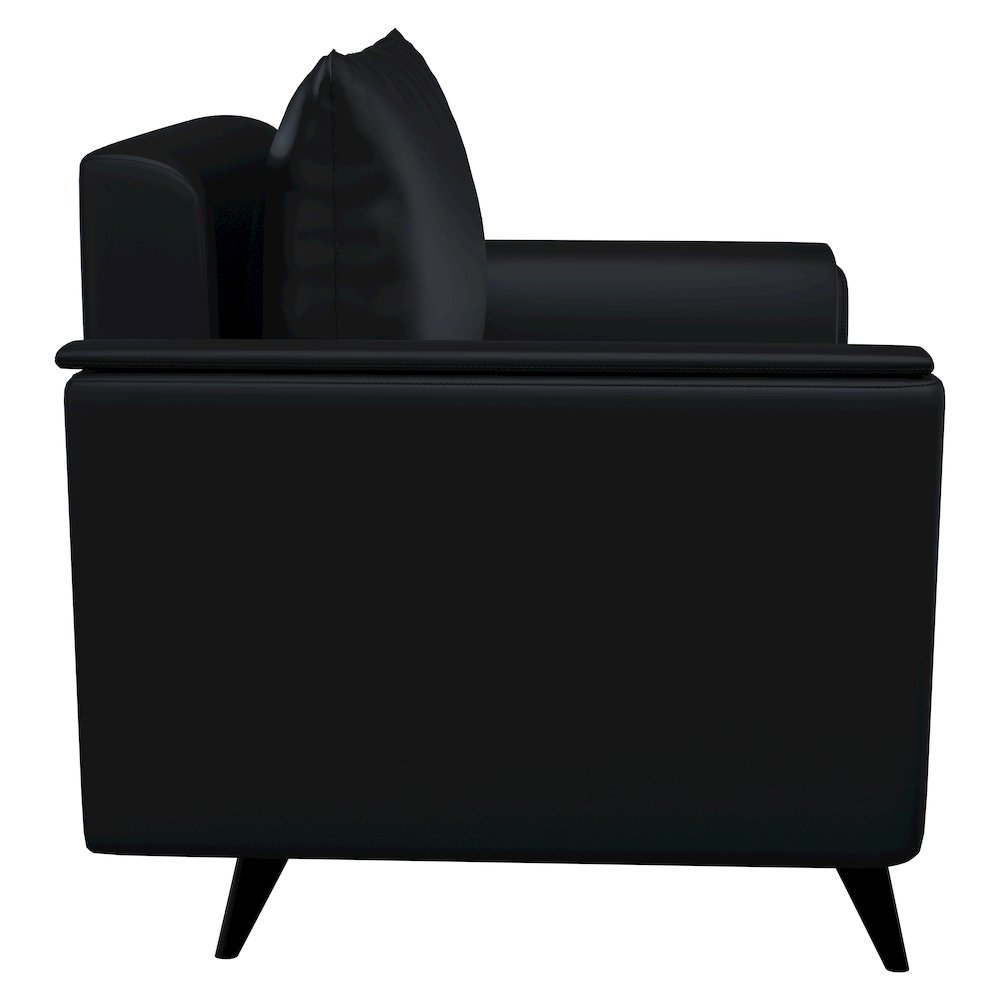 Rusk Collection Modern Single Seater Sofa In Black. Picture 7