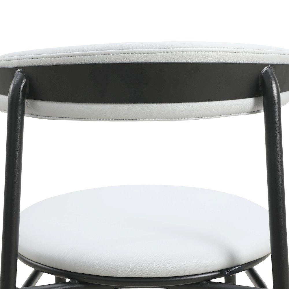 Lume Collection Modern Dining Chair in Grey Set of 2. Picture 10