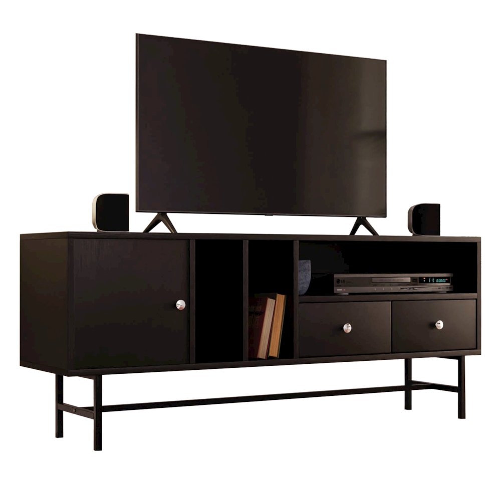 Rochester Modern Rectangular TV Stand. Picture 1