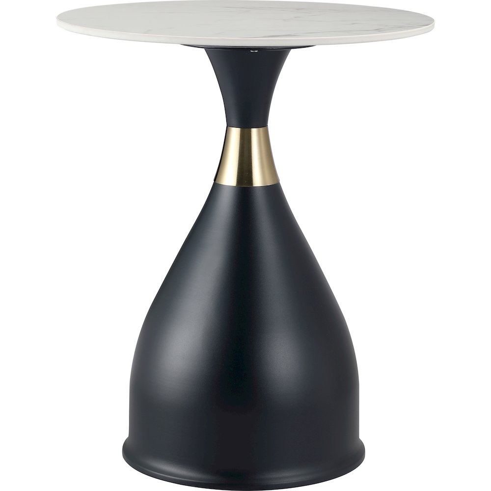 Bento Collection Modern End Table In Black. Picture 18