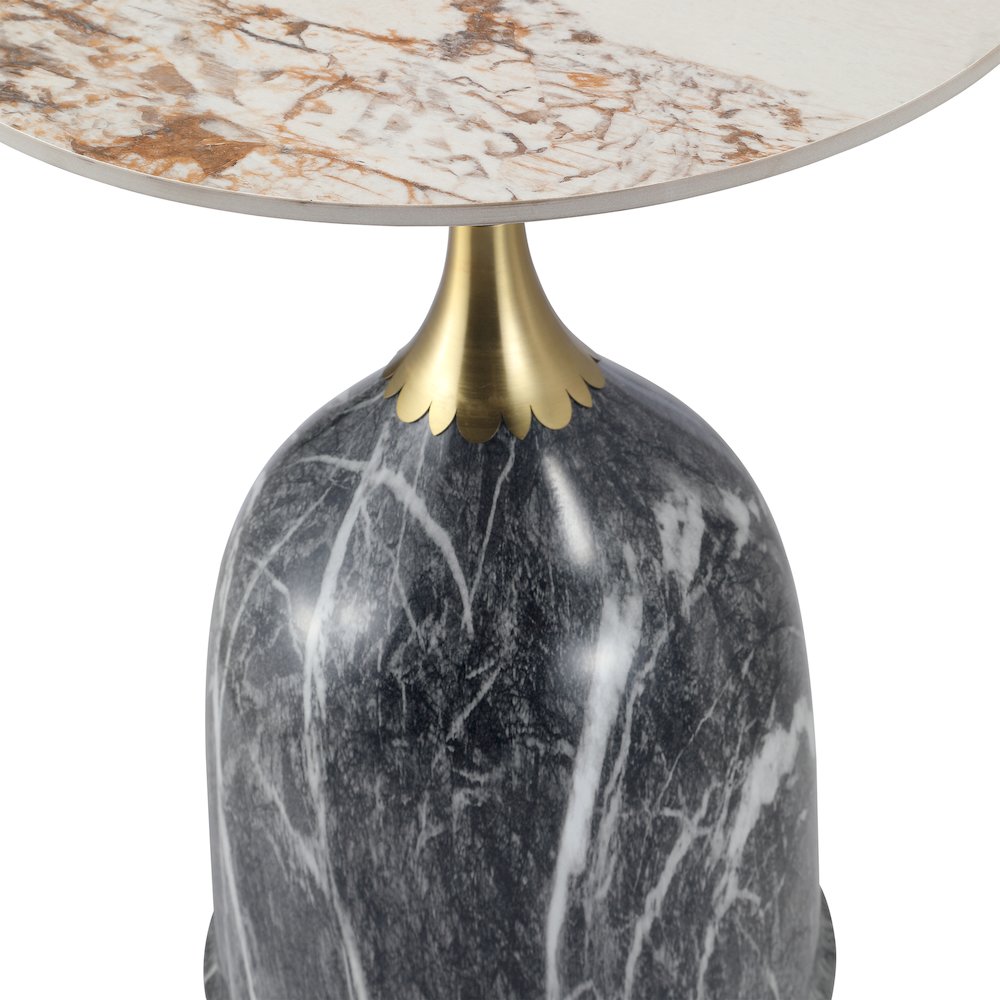 Oslo Collection Modern End Table In Grey. Picture 23