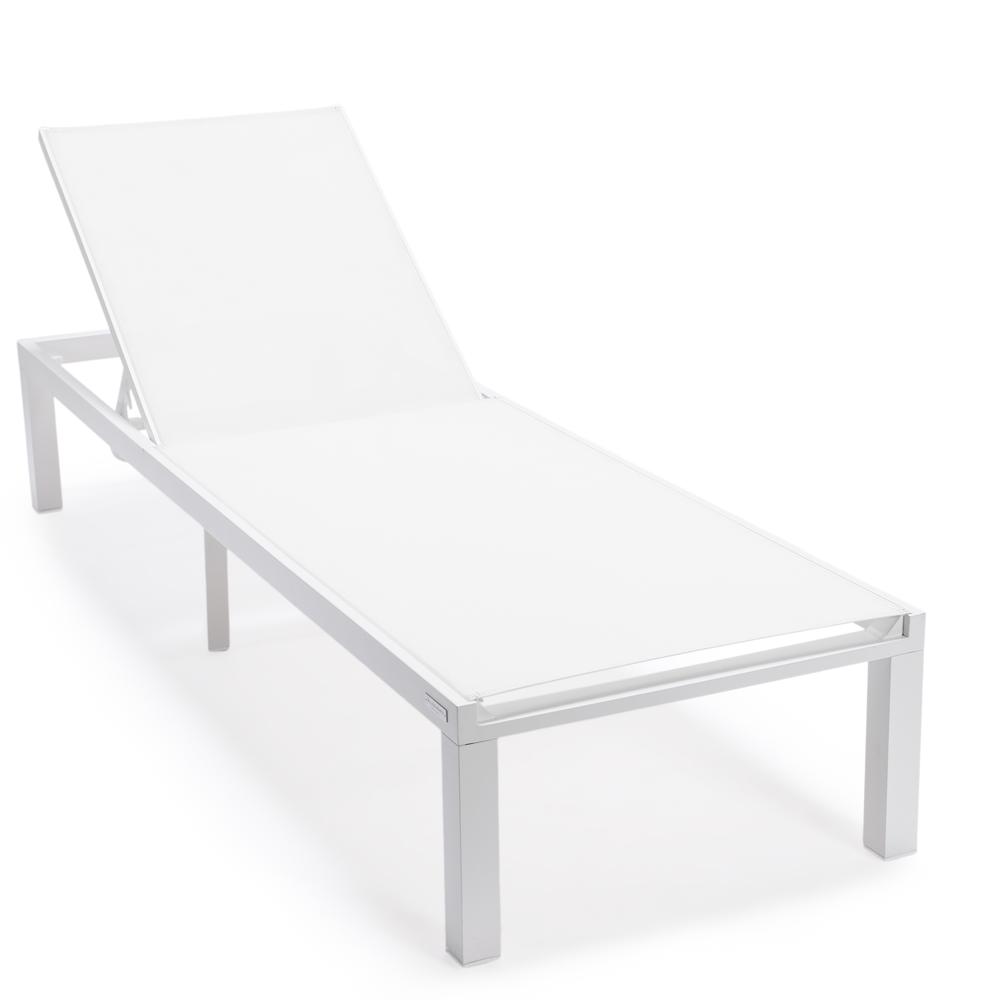 Aluminum Outdoor Patio Chaise Lounge Chair Set of 2. Picture 3