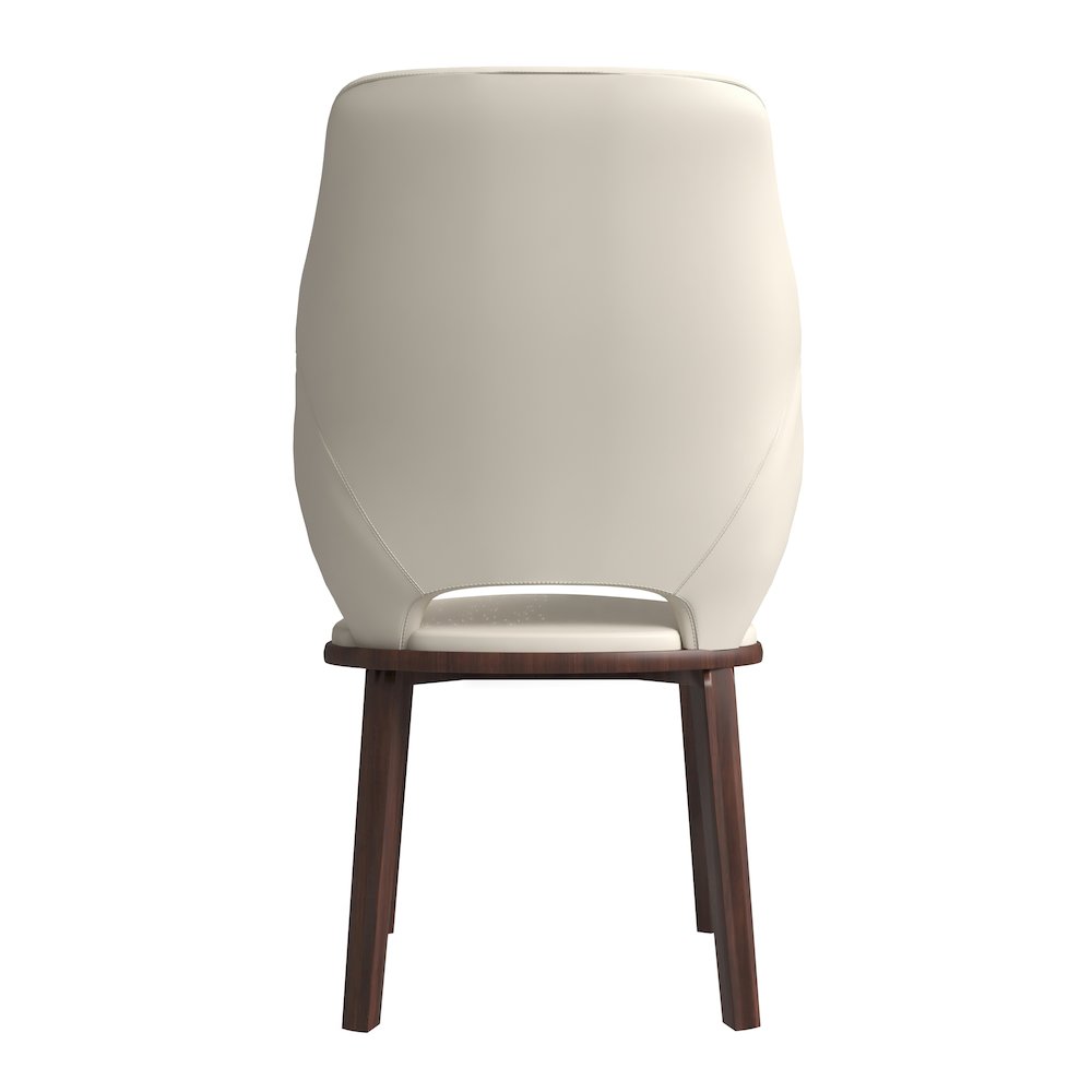 Vivara Collection Modern Dining Chair in Light Taupe Set of 2. Picture 4