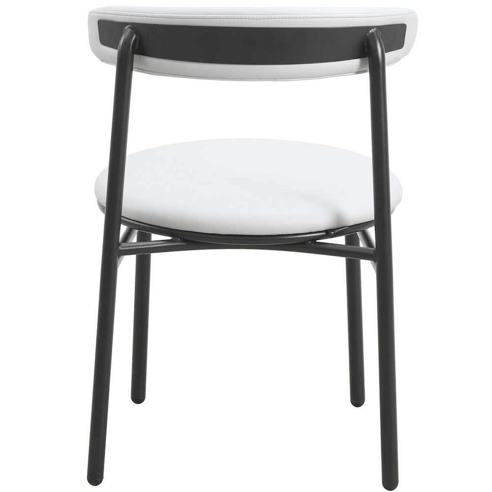 Lume Collection Modern Dining Chair in Grey Set of 2. Picture 9