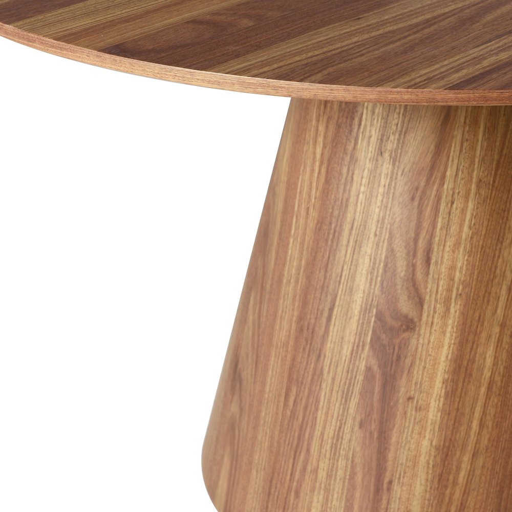 Fynix Collection Modern Dining Table In Natural Wood. Picture 10
