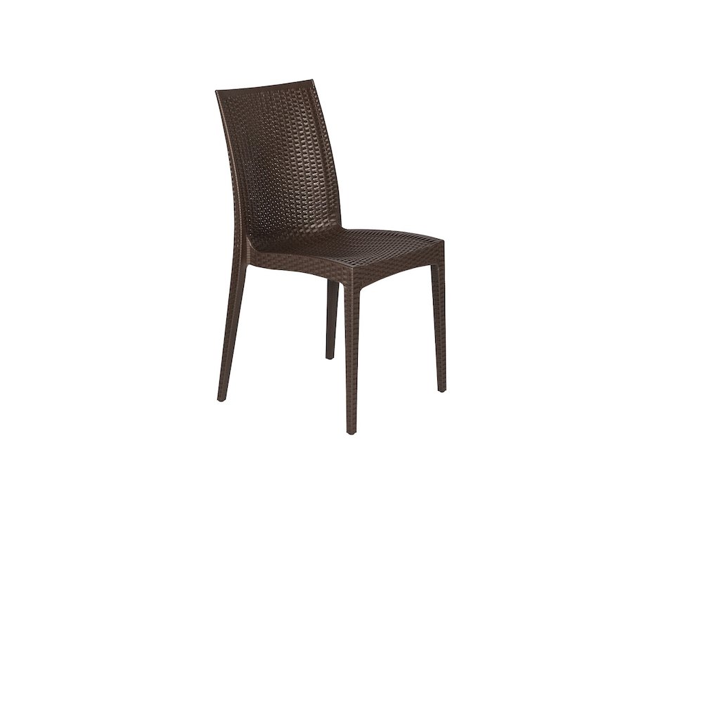 Weave Mace Indoor/Outdoor Dining Chair (Armless). Picture 2