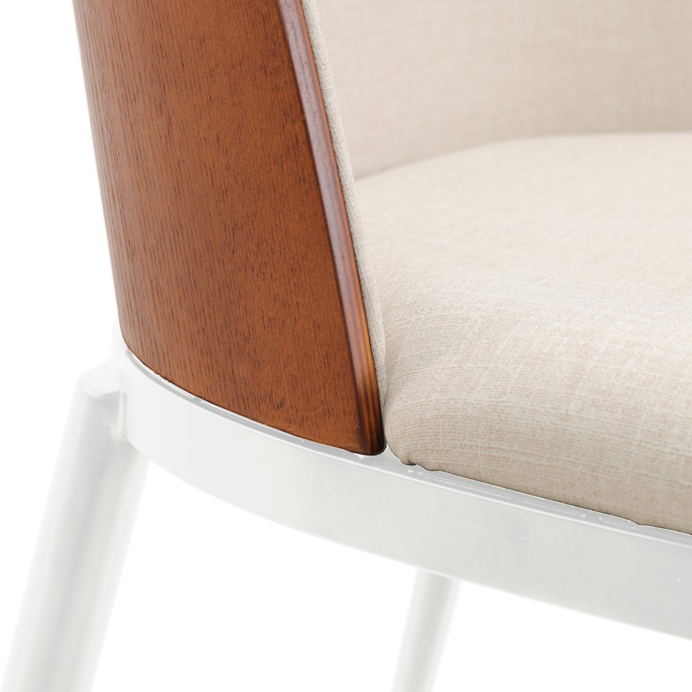 Tule Mid-Century Modern Dining Side Chair Set of 2. Picture 9