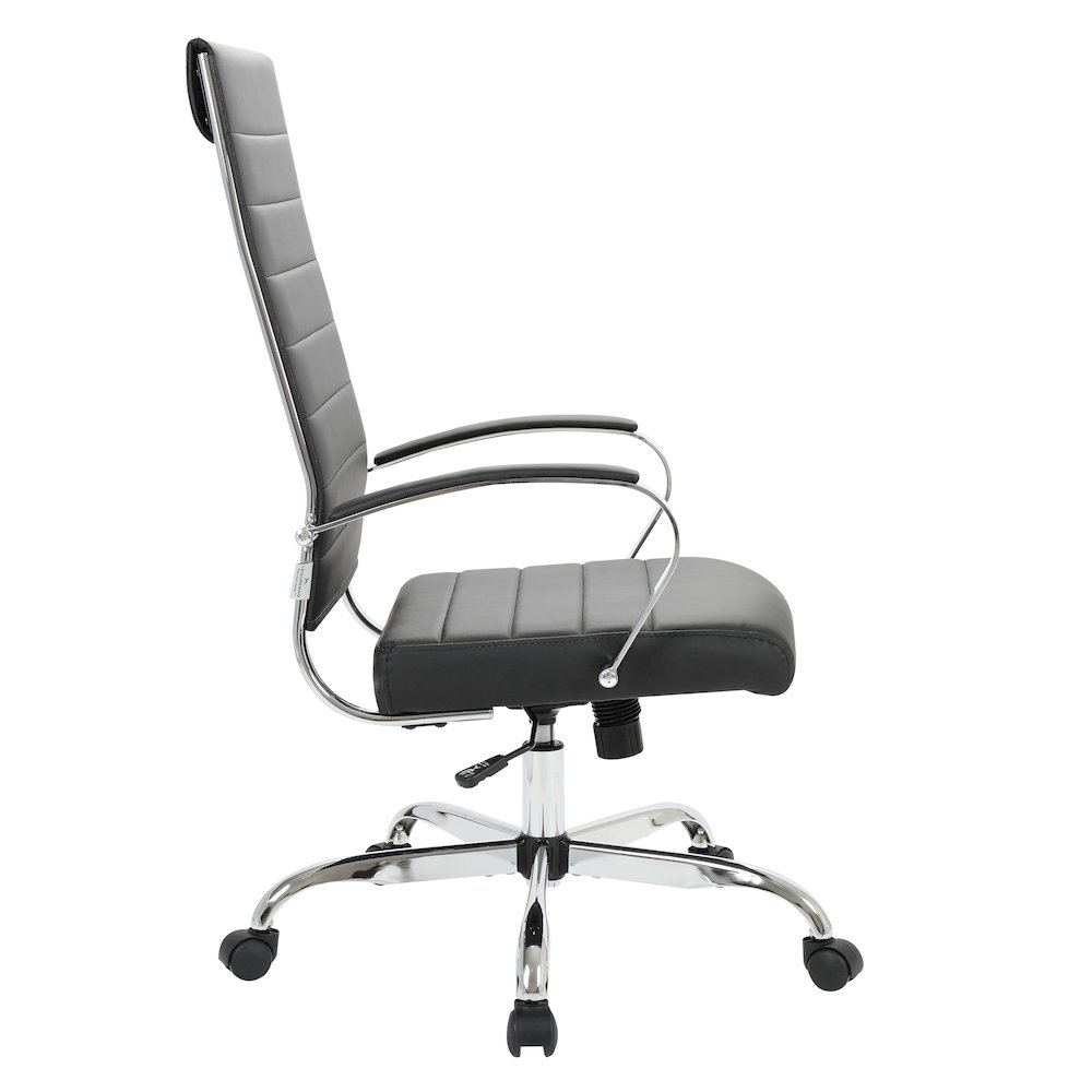 Benmar High-Back Leather Office Chair. Picture 14