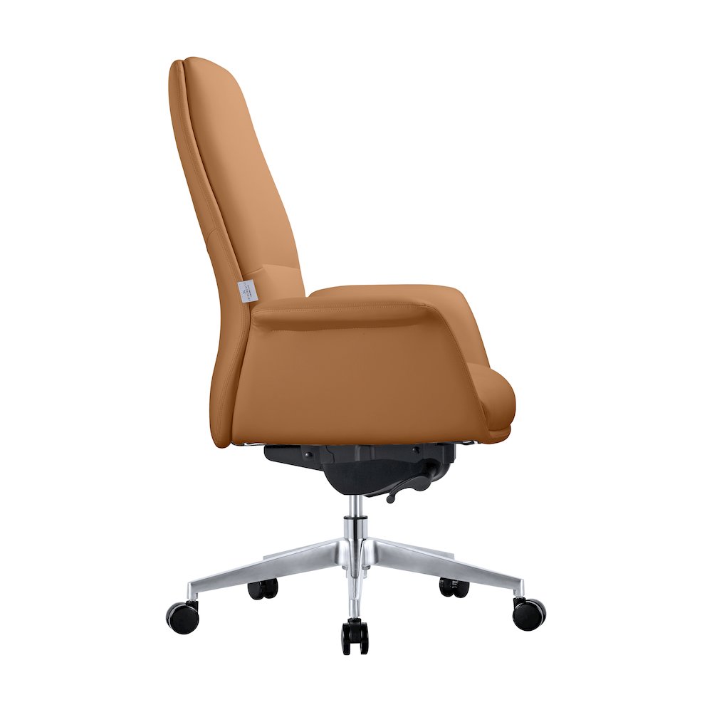 Summit Series Office Chair In Acorn BrownLeather. Picture 2