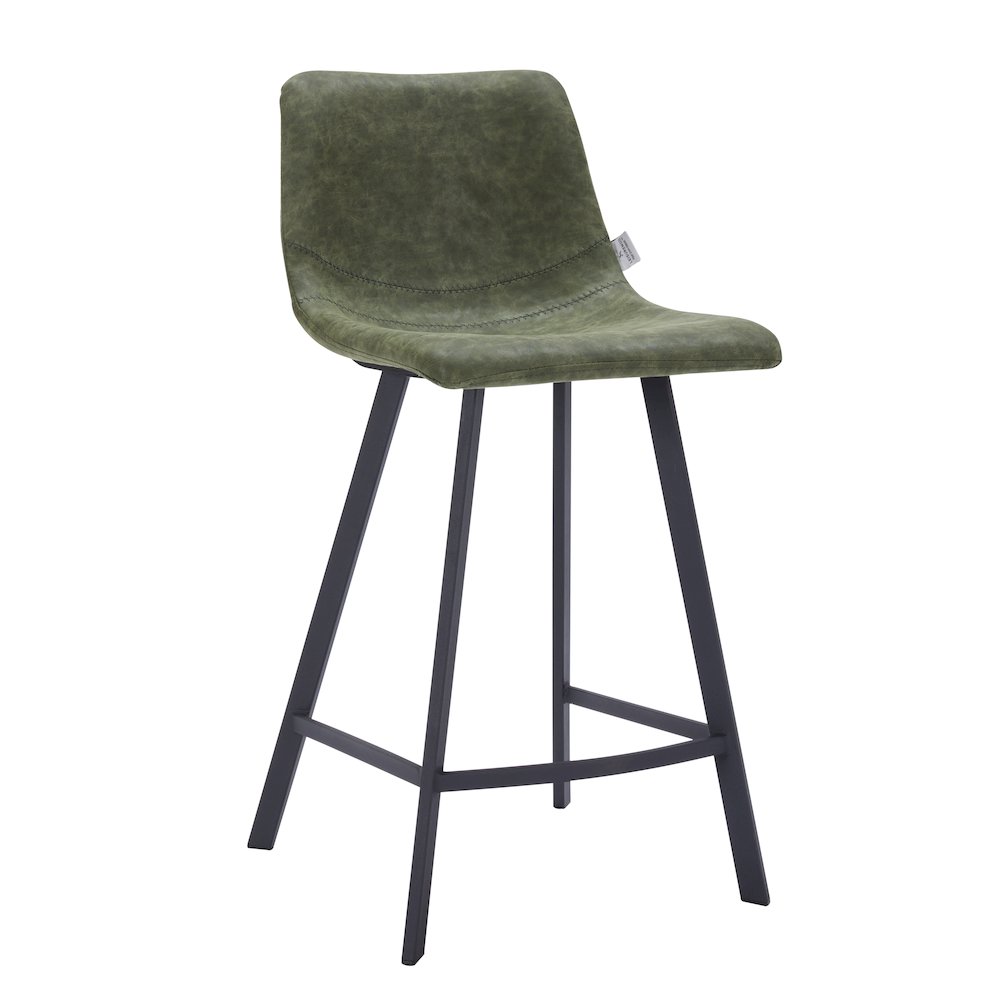 Elland - Counter stool - Olive Green. Picture 4