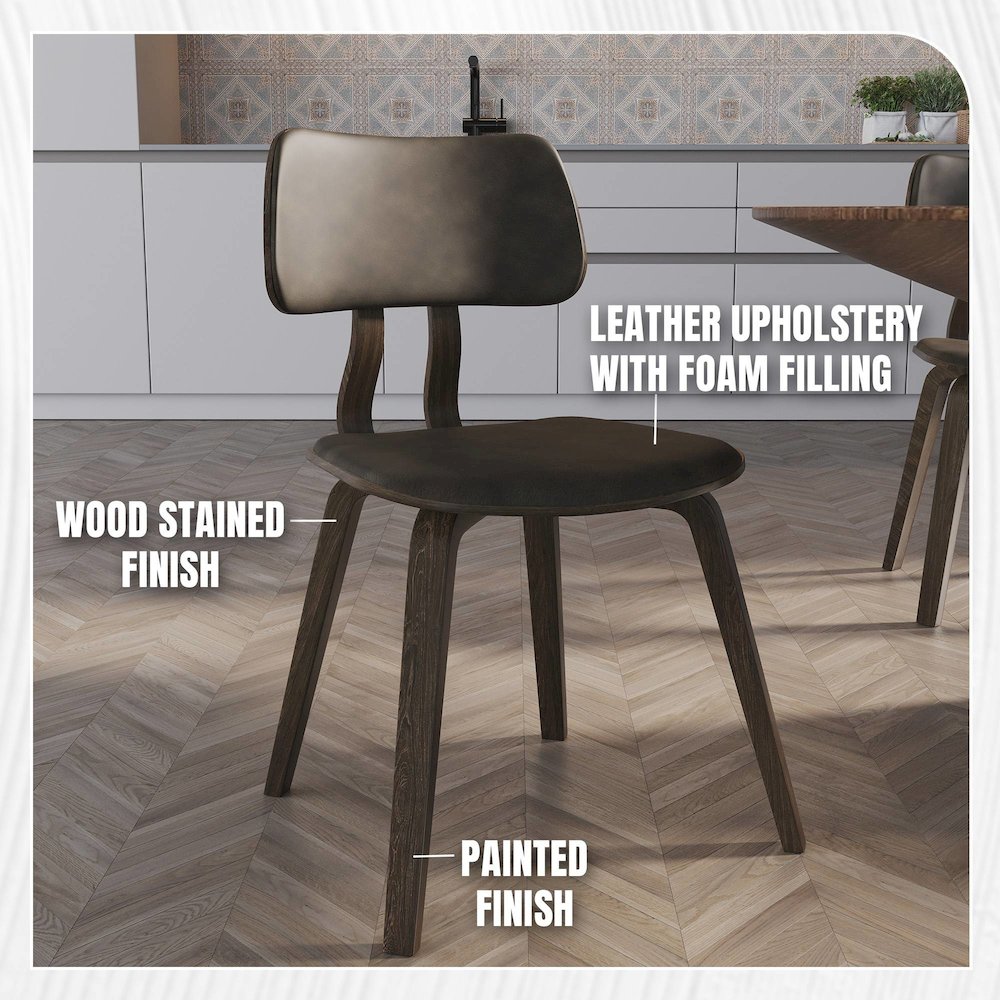 Modern Wooden Dining Chair. Picture 10