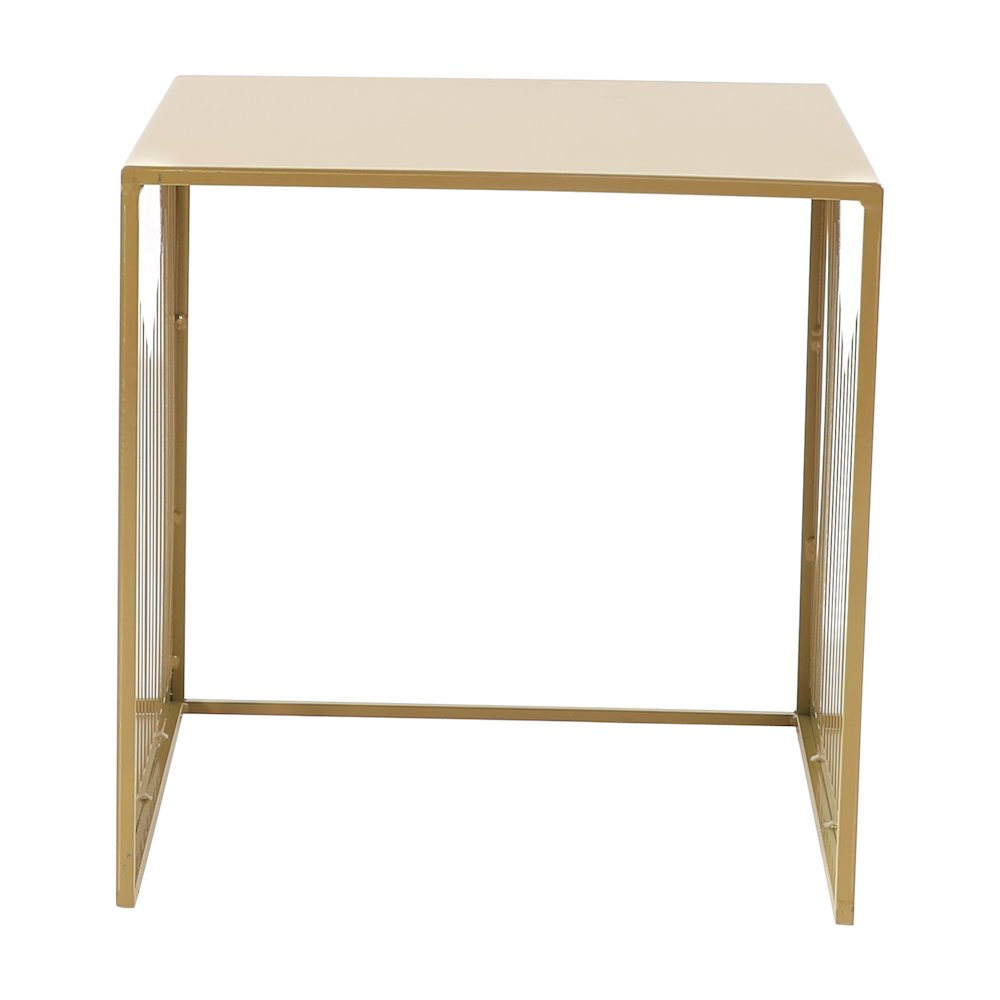 Cisco Modern Square Steel Side Table with Powder Coated Finish. Picture 12