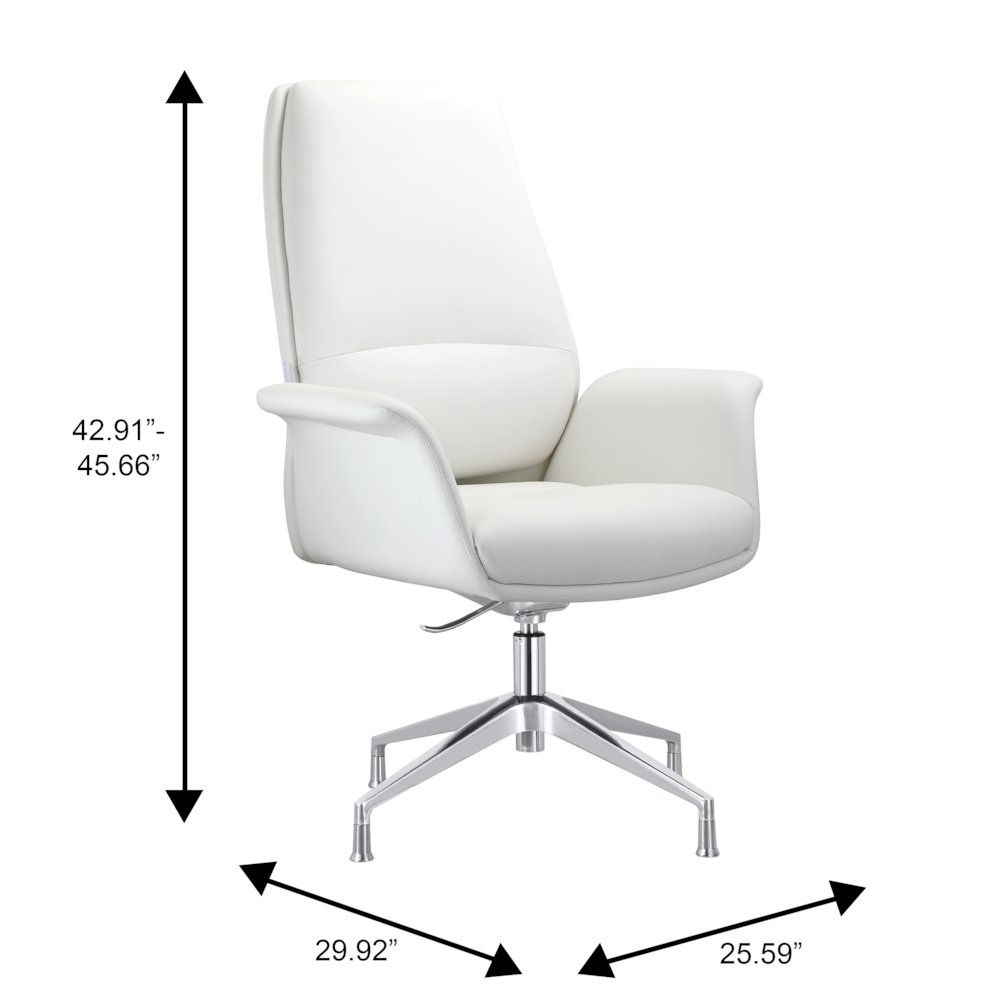 Summit Office Chair in White. Picture 5
