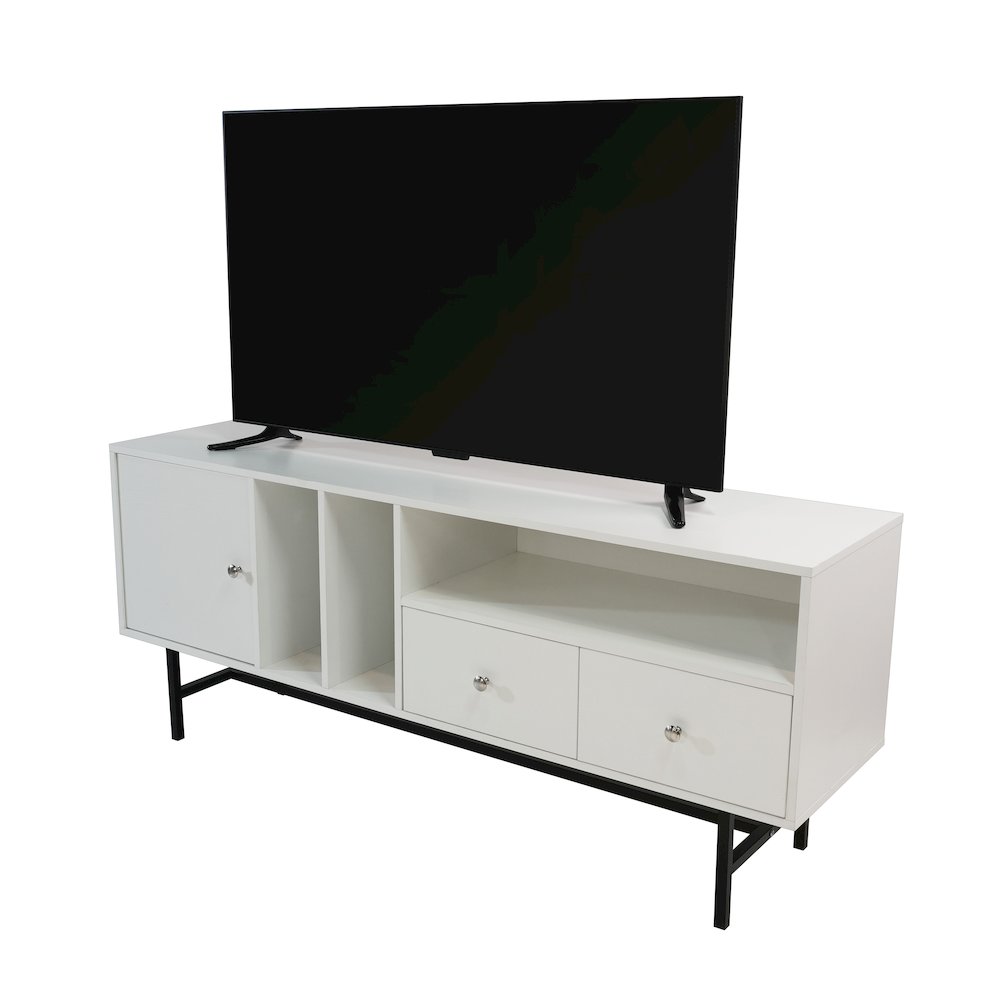 Rochester Modern Rectangular TV Stand. Picture 10