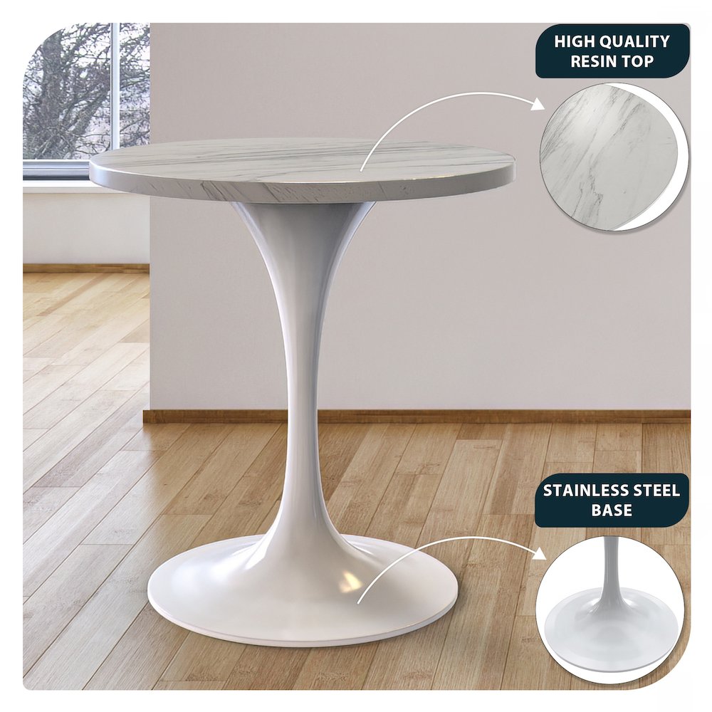 Verve Collection 27 Round Dining Table. Picture 2