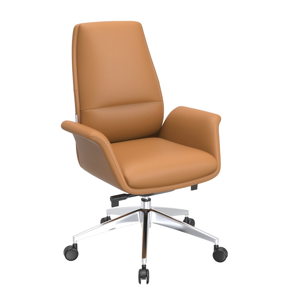 Summit Series Office Chair In Acorn BrownLeather. Picture 13