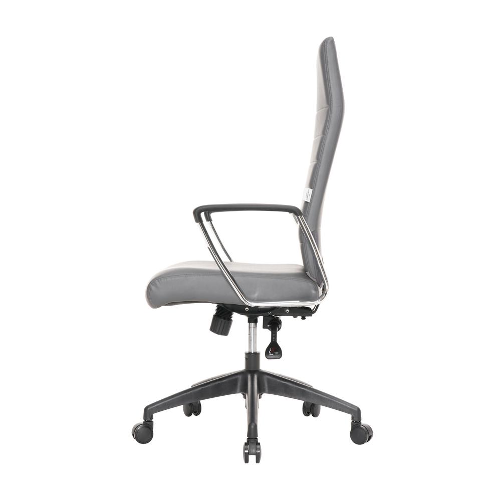 Hilton Modern High-Back Leather Office Chair. Picture 2