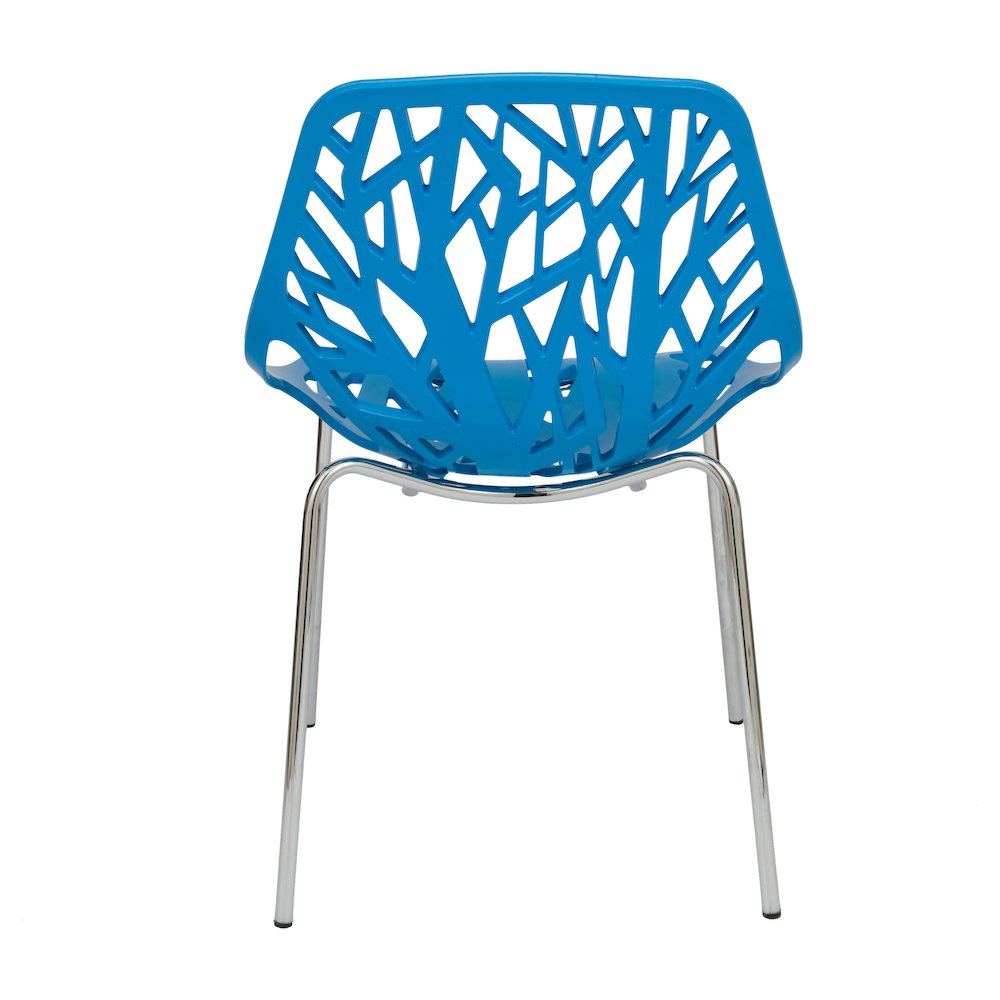 Modern Asbury Dining Chair w/ Chromed Legs. Picture 13