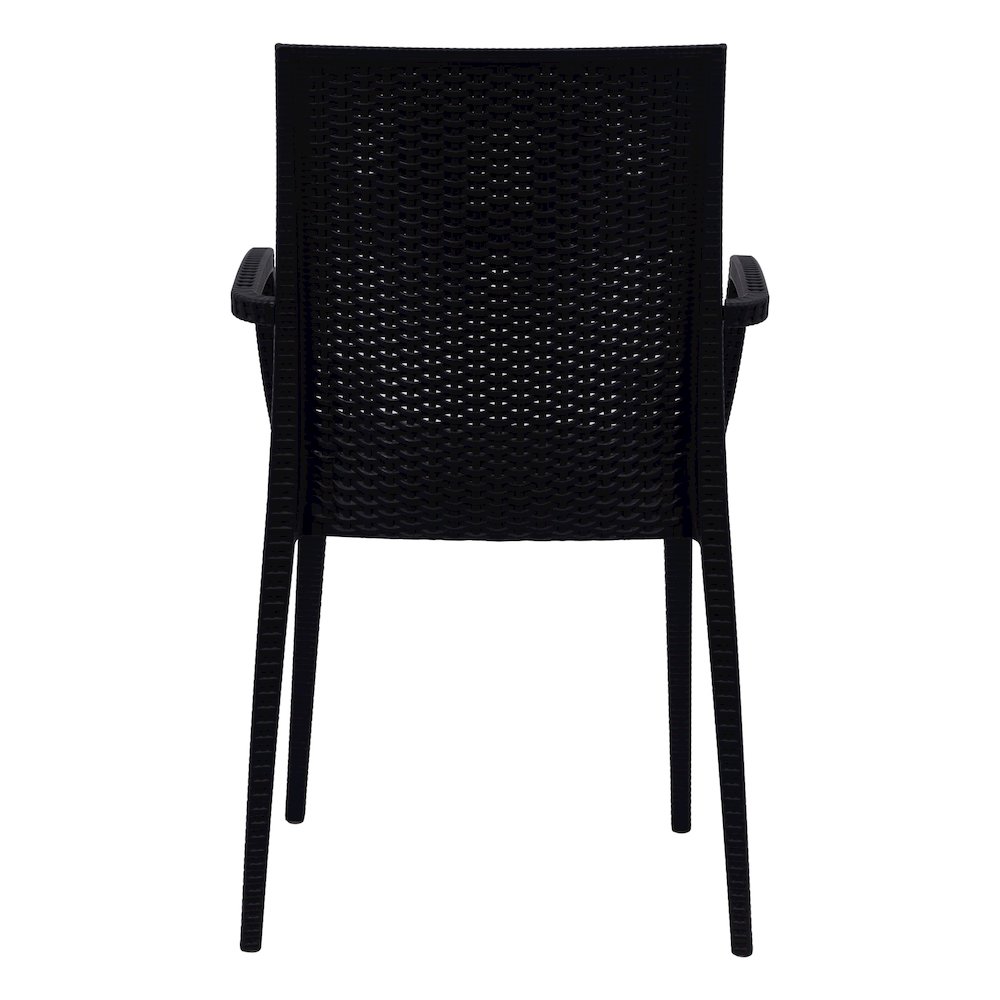 Weave Mace Indoor/Outdoor Chair (With Arms), Set of 4. Picture 5