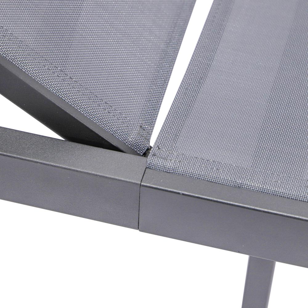 Aluminum Outdoor Patio Chaise Lounge Chair Set of 2. Picture 19