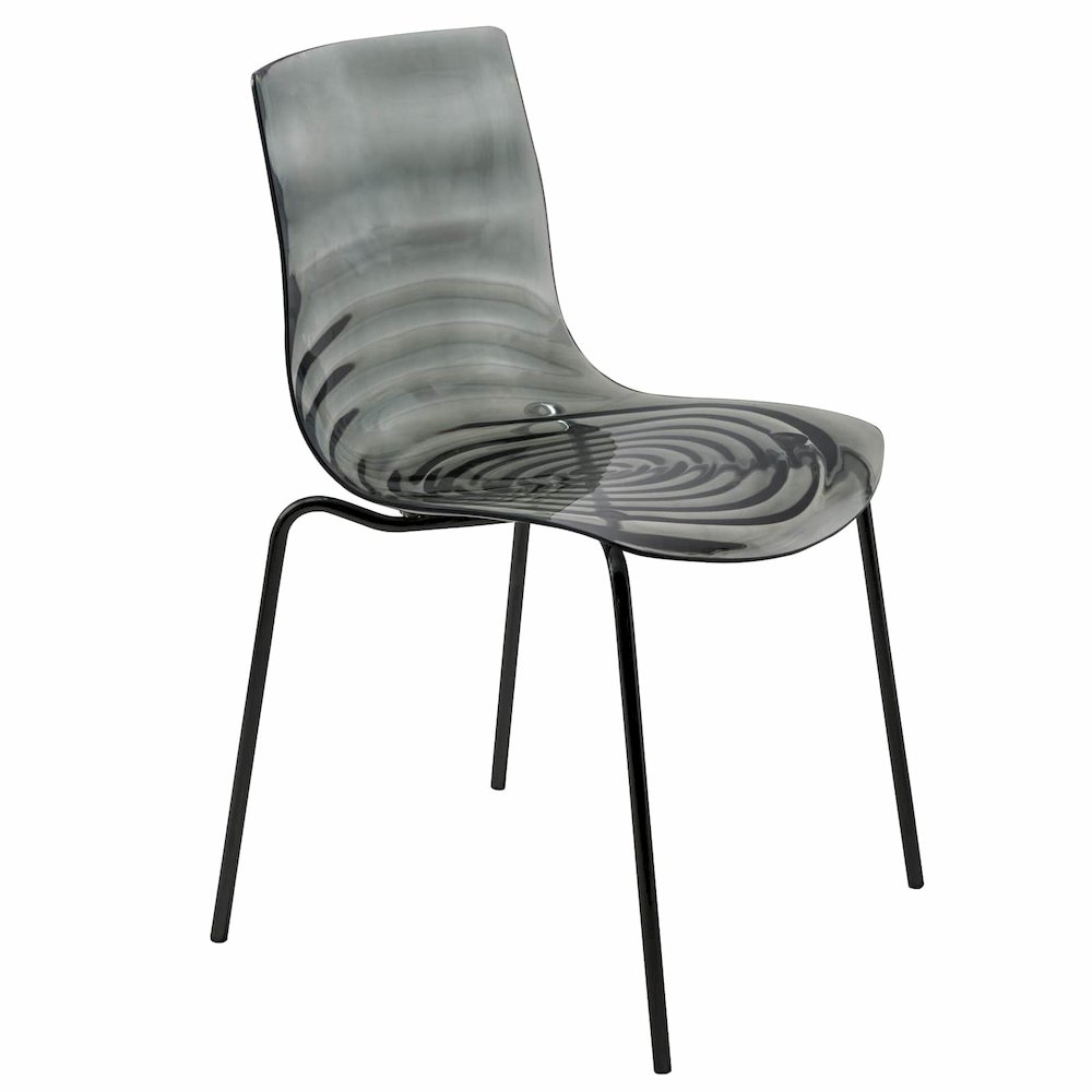 Astor Water Ripple Design Dining Chair. Picture 11