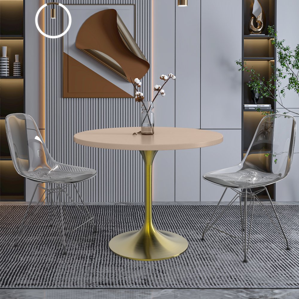 Verve Collection 36" Round Dining Table. Picture 8