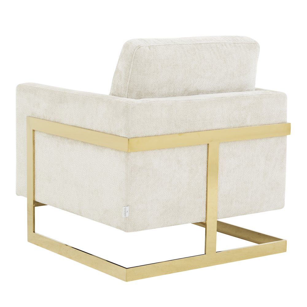 Lincoln Boucle Fabric Accent Armchair in Grey. Picture 17