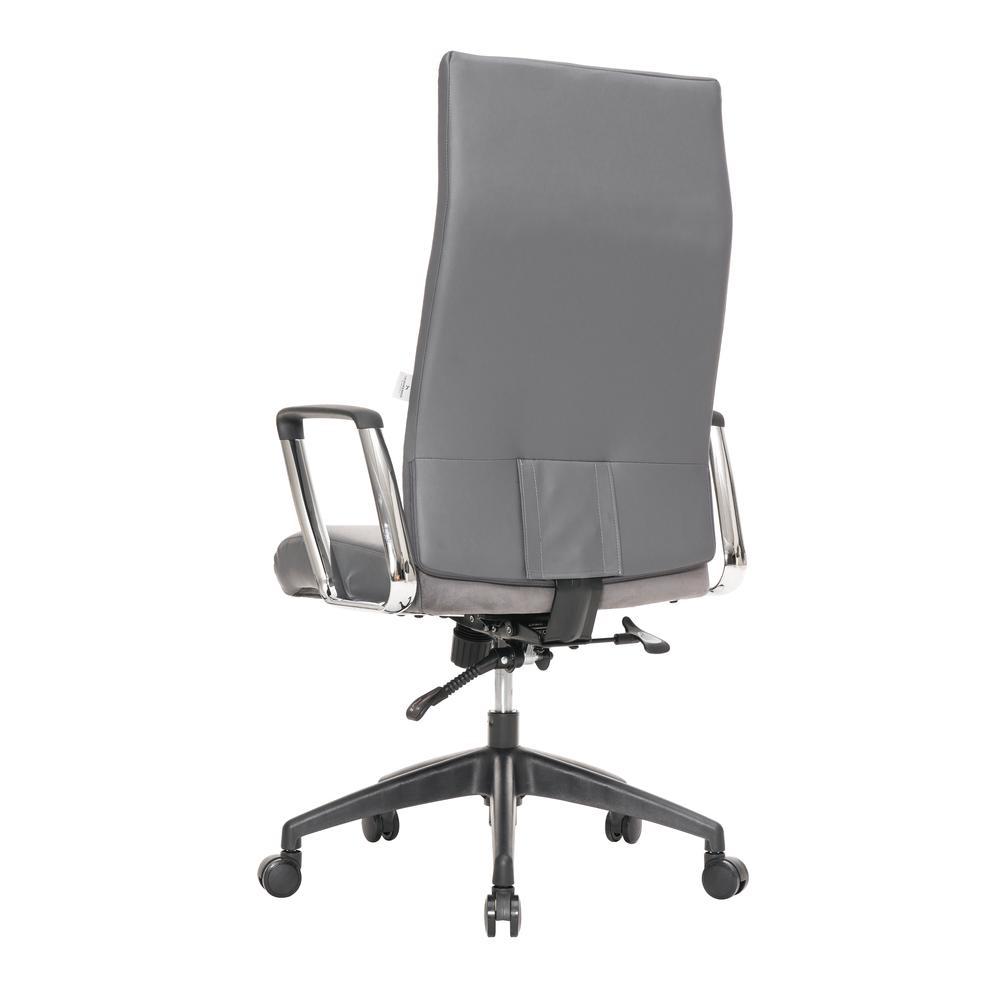 Hilton Modern High-Back Leather Office Chair. Picture 7