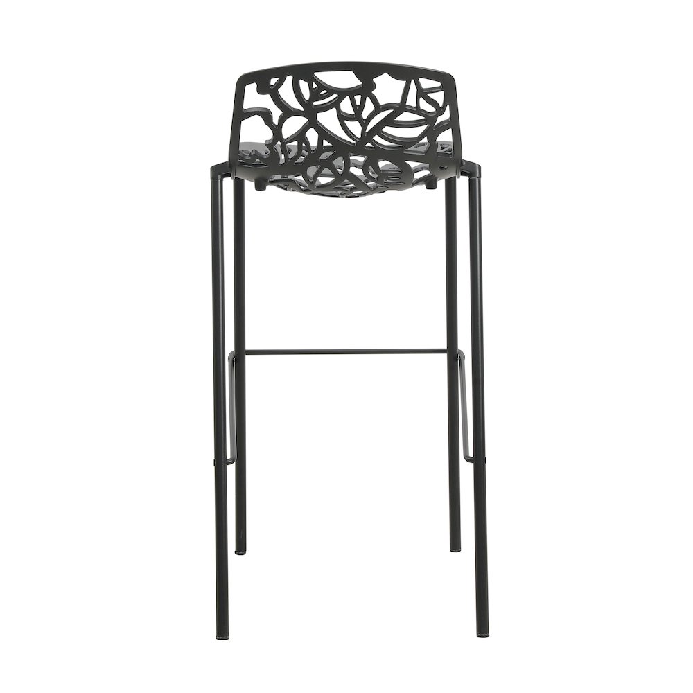 Devon Mid-Century Modern Aluminum Bar Stool. Picture 13