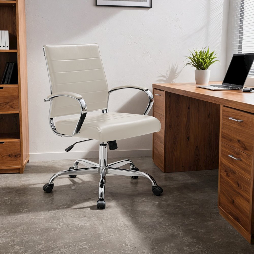 Benmar Leather Office Chair. Picture 11